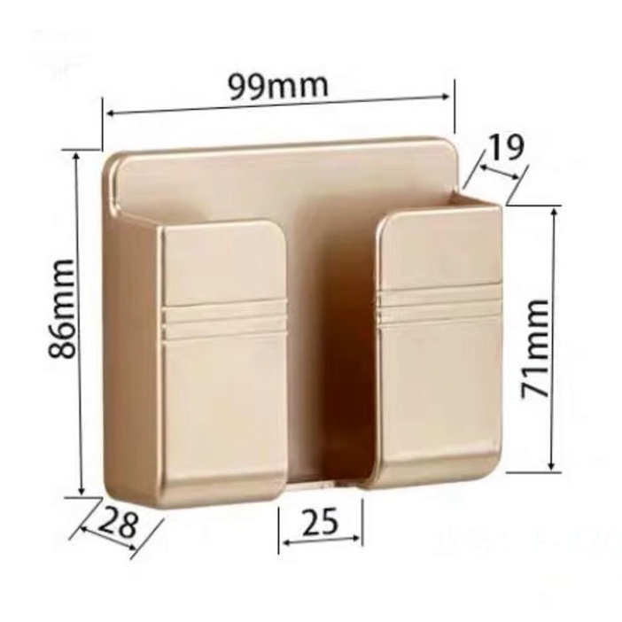 COMBO 5 Kệ Dán Tường Để Remote, Đồ Dùng/ Giá Đỡ Sạc Điện Thoại
