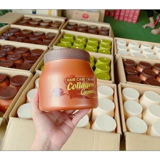 Hấp dầu (kem ủ tóc) mềm mượt, phục hồi khô xơ, hư tổn Collagen Coconut (Hương Dừa) Karanz 1000ml