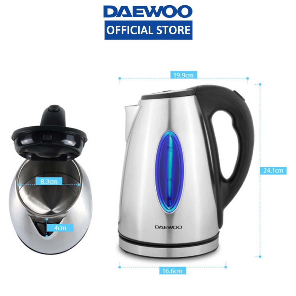 Ảnh Ấm siêu tốc Daewoo 1.7L công suất 1800w DEK-D1000 bảo hành 12 tháng, hàng chính hãng 2