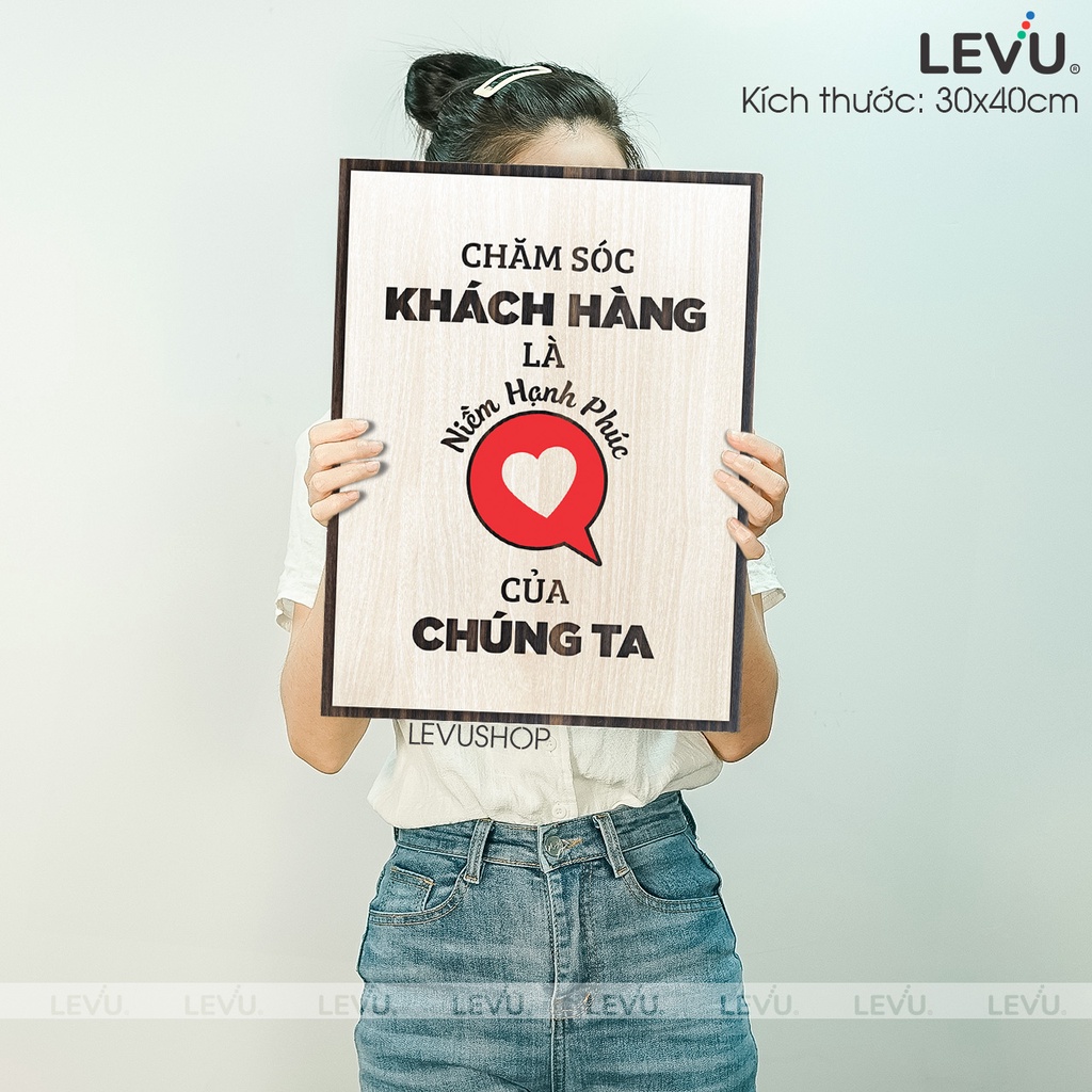Tranh Gỗ Truyền Cảm Hứng LEVU062 trang trí tường phong cách mới