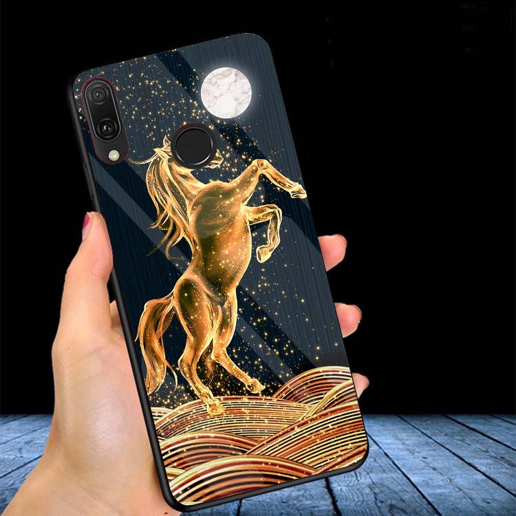 Ốp Lưng HUAWEI NOVA 3I, 3E mặt kính cường lực cao cấp, hàng new