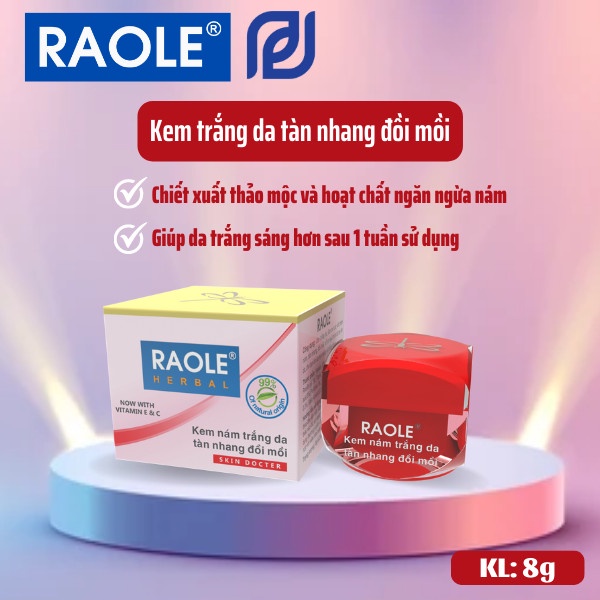 Kem nám trắng da tàn nhan đồi mồi RAOLE Kem nám Raole chính hãng kem Raole