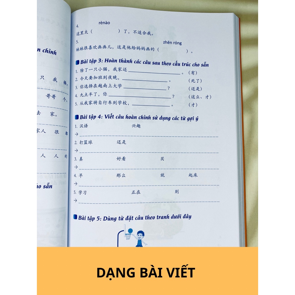 Ảnh Sách bài tập luyện nghe nói đọc viết (HSK1-2-3) 4
