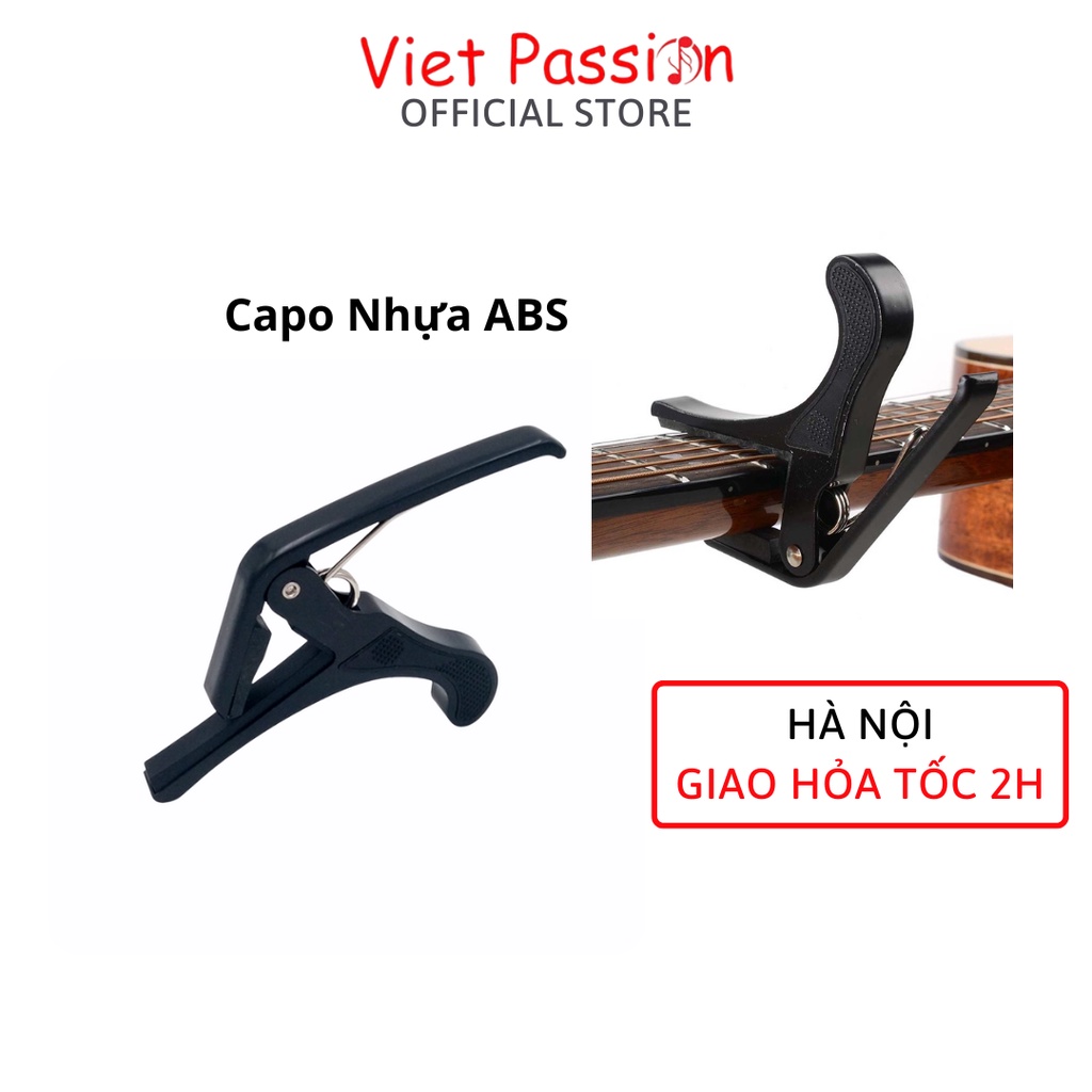 Kẹp capo guitar classic acoustic Viet Passion lên tông hạ tông dùng cho ...
