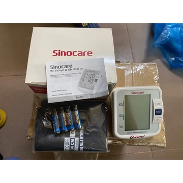 MÁY ĐO HUYẾT ÁP ĐIỆN TỬ BẮP TAY SINOCARE BA-801 QUÀ TẶNG SỮA GLUCERNA