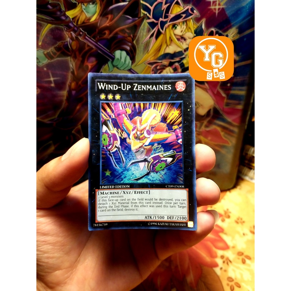 [Yugioh SSS] Thẻ bài chính hãng WindUp Zenmaines CT09EN008 Super