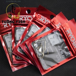 Lưỡi câu Cá Nhật Bản Ryobi cao cấp Siêu Cứng Đủ Size Chất Liệu Thép Không Rỉ