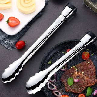( Kẹp đứng ) Kẹp gắp thịt , gắp đá , gắp bánh đa năng cán dài inox xịn 304 có 2 size lựa chọn