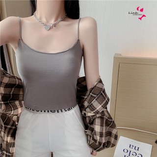 Áo hai dây cotton có mút sẵn 2306 C1 Phương Linh Underwear