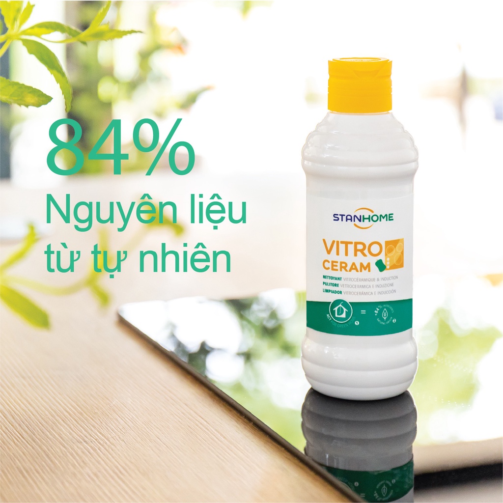 Ảnh Kem làm sạch bếp điện từ, bếp hồng ngoại chiết xuất từ tự nhiên Stanhome Vitro Ceram 250ml 3