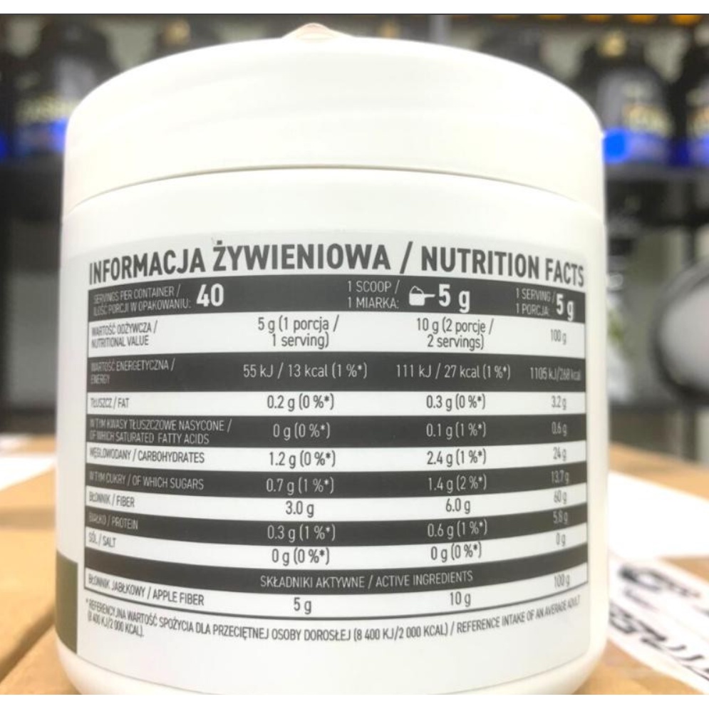 OSTROVIT APPLE FIBER, BỘT APPLE FIBER BỔ SUNG CHẤT XƠ TỐT NHẤT TỪ TÁO, TĂNG CƯỜNG HÊ TIÊU HÓA, GIÚP NO LÂU, GIẢM CÂN