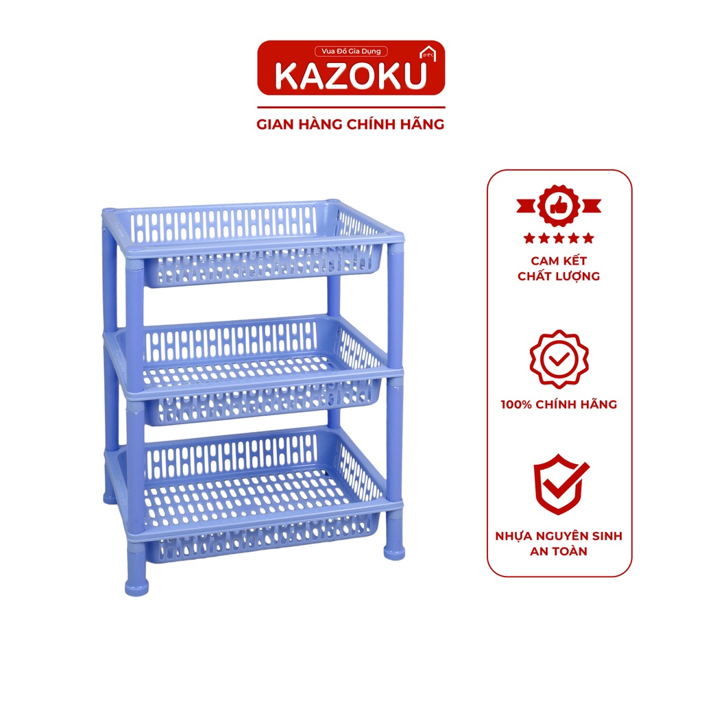 Kệ Để Đồ Mini 4 Tầng Nhựa Kazuko - 40cm x 28cm - [KX]  - AN TOÀN CHO SỨC KHỎE