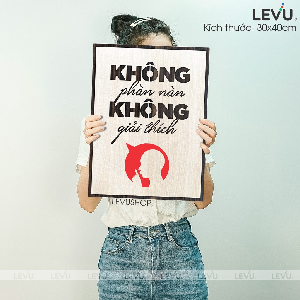 Tranh Treo Tường Handmade LEVU054 trang trí văn phòng nhân viên