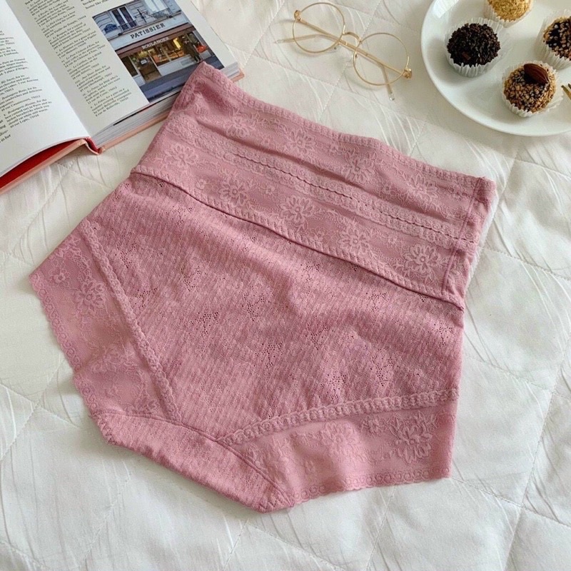 QUẦN LÓT GEN NỊT BỤNG CAO CẤP,PHỐI REN CHỐNG CUỘN 88188