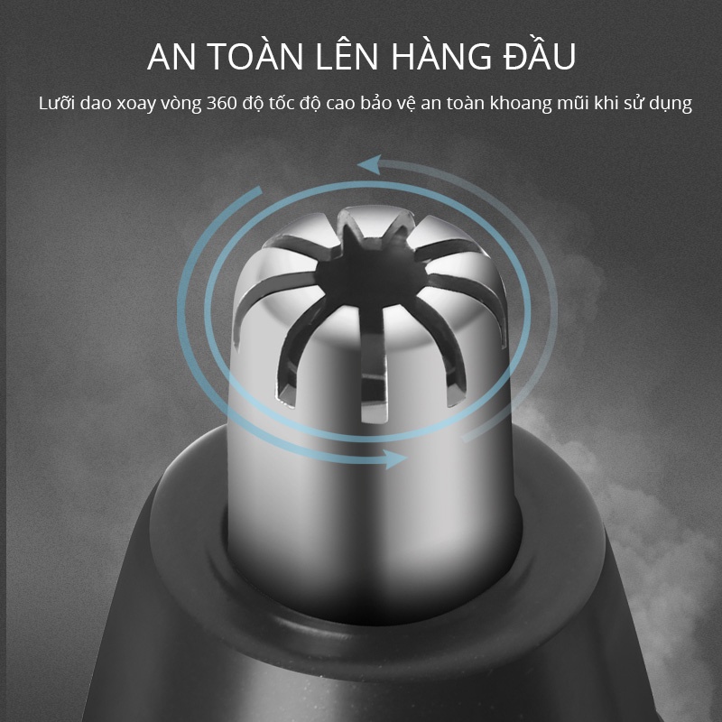 Ảnh Máy Sạch Lông Mũi Coclear WL2604 Đầu Lưỡi Tháo Rời Dễ Vệ Sinh - Hàng Chính Hãng 4