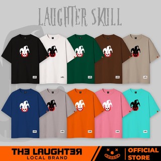 Local brand LAUGHTER SKULL T-SHIRT - Áo phông Basic Oversize Streetwear