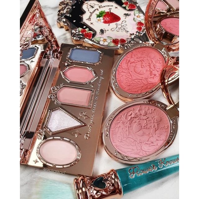 Sẵn Phấn mắt Flower knows strawberry rococo eyeshadow palette flower knows phấn mắt hoa biết dâu Flower knows Strawberry | BigBuy360 - bigbuy360.vn