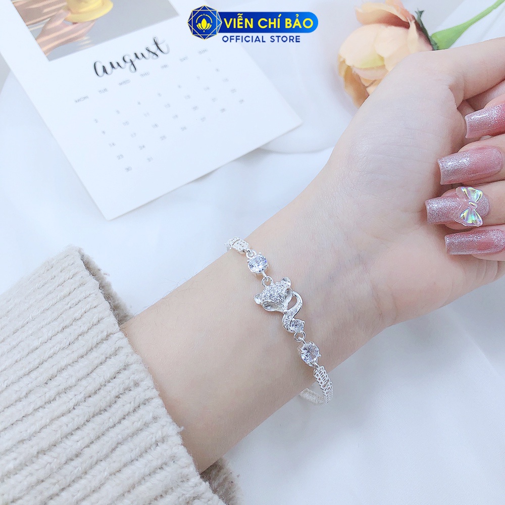 Lắc tay bạc nữ Kim tiền Cửu Vỹ Hồ Ly chất liệu bạc 925 thời trang phụ kiện trang sức nữ Viễn Chí Bảo L400494
