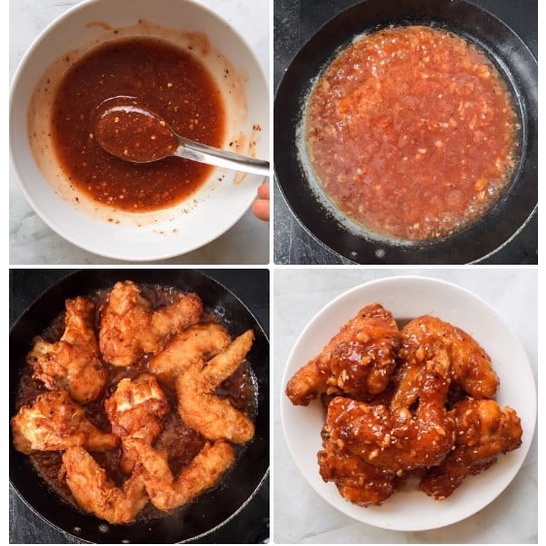 1kg Sốt Hot & Sweet ( Sốt HS) Ottogi_ Sốt Phủ Gà Rán Ngon