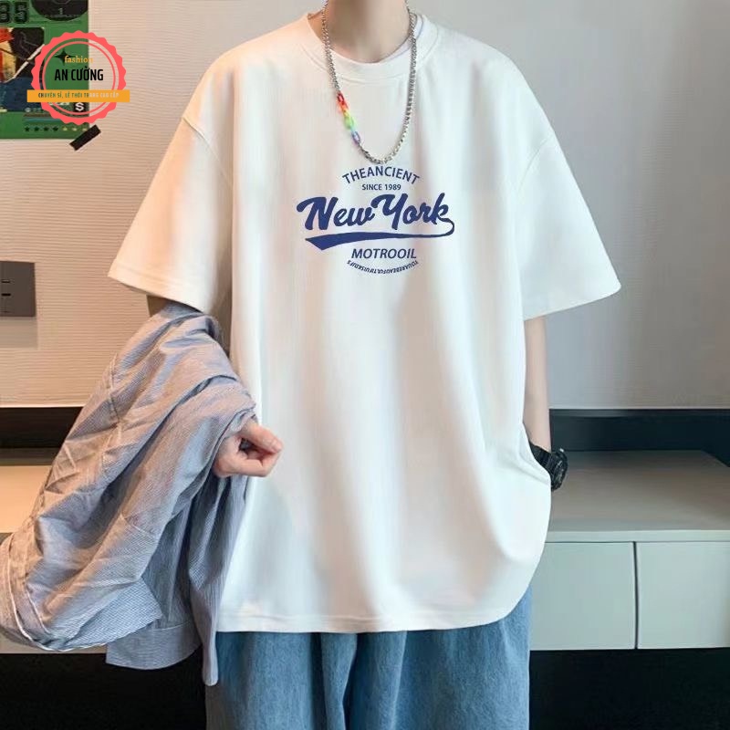 Áo thun nam, áo phông nam tay ngắn cổ tròn chất cotton dày dặn thoáng mát ATN010 - An Cường Fashion