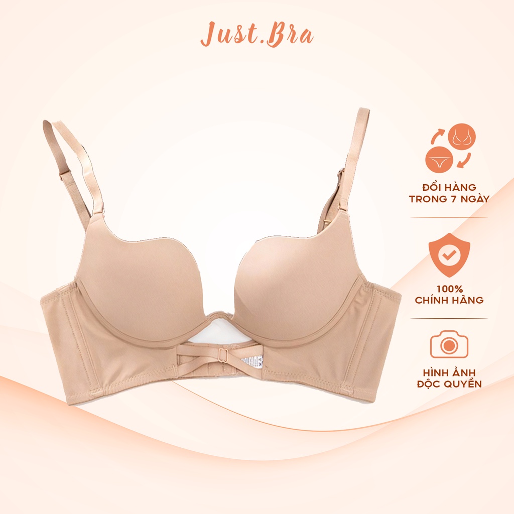 Áo ngực có gọng Just Bra nâng ngực thiết kế lưng U chống lộ quai, quyến rũ, tôn dáng AB441 spe