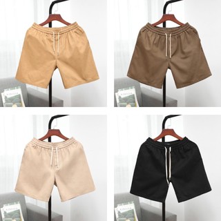 Quần Short sọt đùi cộc Kaki cạp chun nam from dáng đùi cộc mùa hè vải kaki Hàn mềm mịn cao cấp thấm hút tốt Avocado