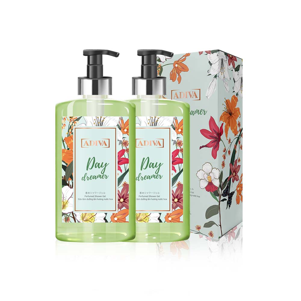 Ảnh Combo 2 Sữa Tắm Dưỡng Ẩm Hương Nước Hoa Adiva Day Dreamer 400ml 3