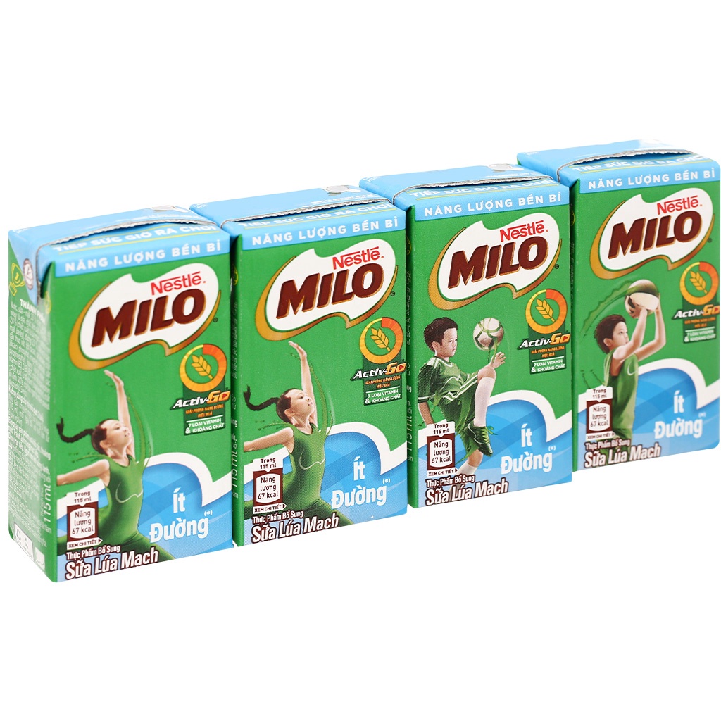 Lốc 4 hộp sữa Milo 110ml/hộp | Shopee Việt Nam
