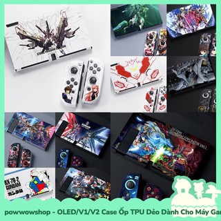 [Sẵn VN - Hỏa Tốc] Oled/V1/V2 Case Ốp TPU Dẻo Dành Cho Máy Game Cầm Tay Nintendo Swicth Phong Cách Game Gundam