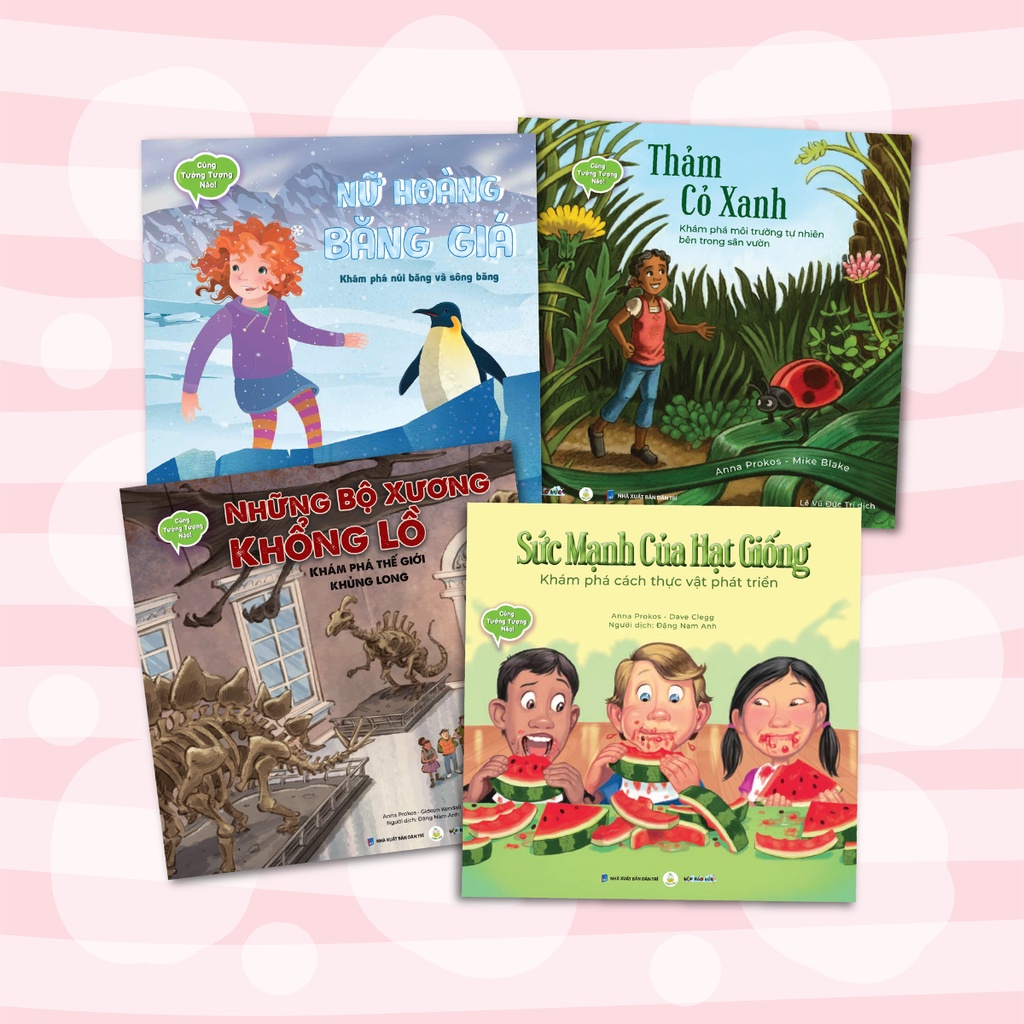 Sách cho bé - Bộ sách Phiêu Lưu Trong Thế Giới Khoa Học 3-10 tuổi giúp con nuôi dưỡng trí tưởng tượng