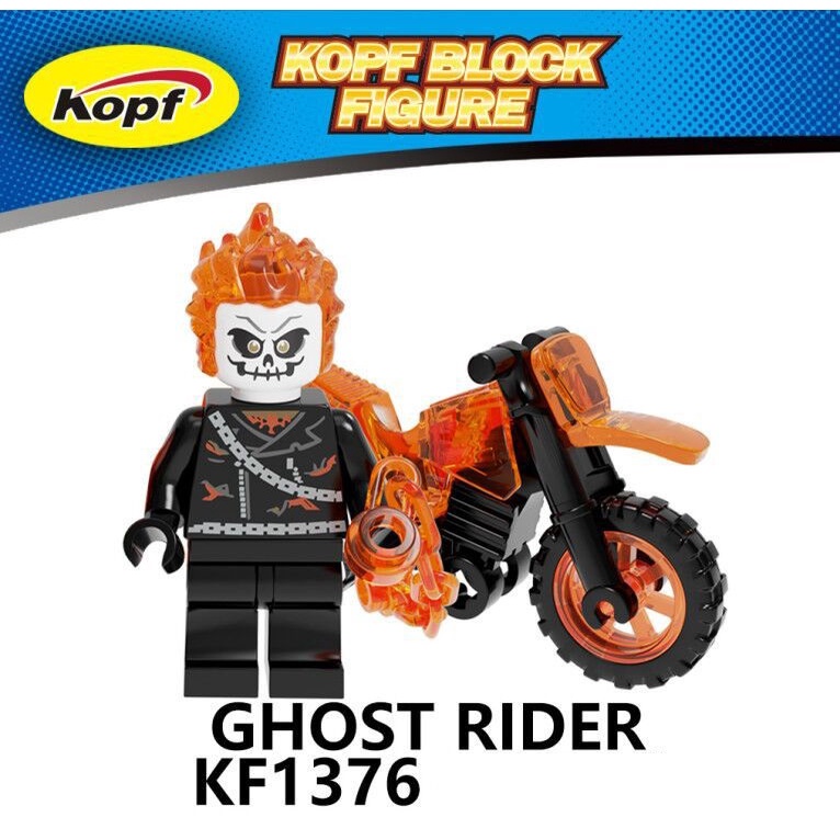Legọ đồ chới lắp ráp Minifig Ghost Rider Ma Tốc Độ phối nhựa bán trong ...