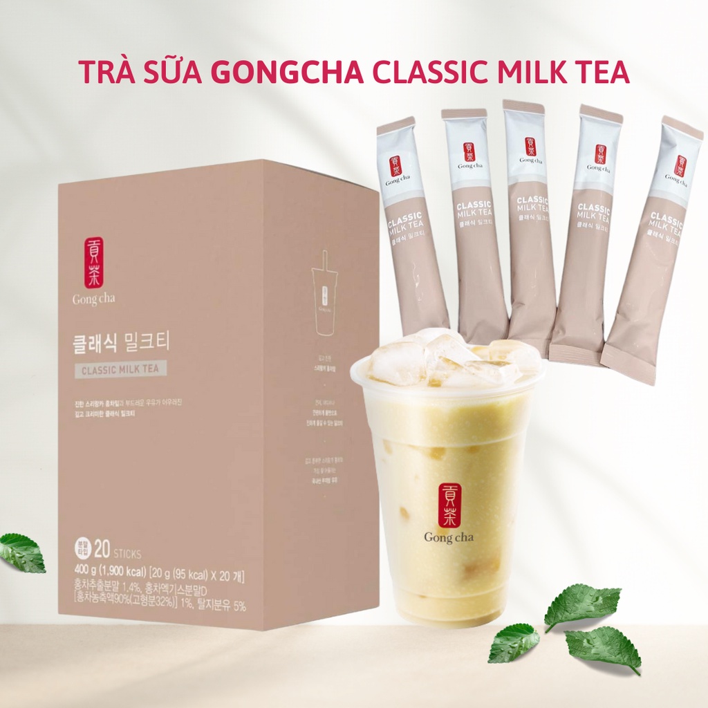 Tr S a GONGCHA Classic Milk Tea H p 20 g i