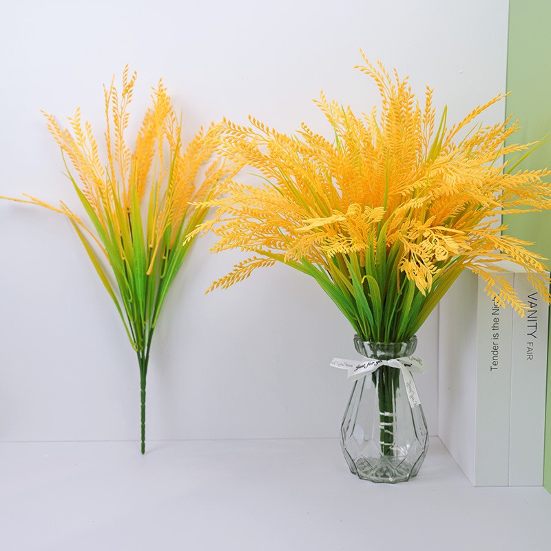 Cành lúa nhựa trang trí decor,cành lúa giả cắm bình trang trí(giá bán 1 ...