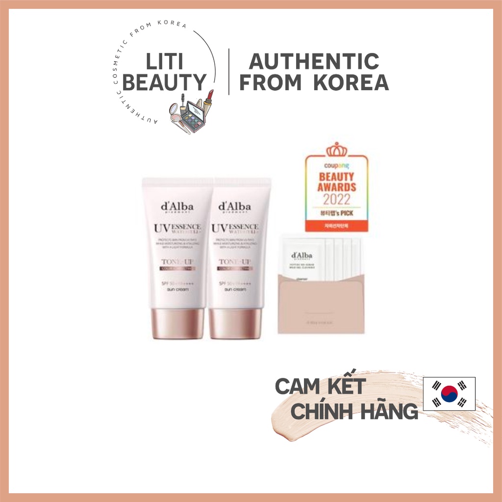 [d'Alba] Kem chống nắng nâng tông da Waterfull Tone-up Sun Cream dAlba ...