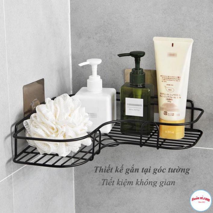 [ HỎA TỐC ] COMBO 1- 2 Kệ Góc Sắt góc tường Siêu Chắc - kệ đựng rất nhiều đồ phòng tắm siêu dính