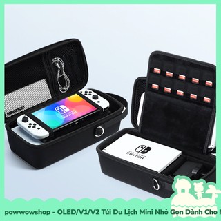 [Sẵn VN - Hỏa Tốc] Oled/V1/V2 Túi Du Lịch Mini Nhỏ Gọn Đựng Máy Game, Dock, Sạc Dành Cho Nintendo Switch Simple & Game
