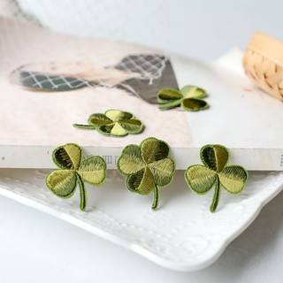Miếng Vá Ủi Quần Áo Hình Cỏ Ba Lá / Bốn Lá dễ thương