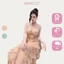 Đầm Voan Hoa 2 Dây Đuôi Bèo Xòe Chíp Eo Nơ Lưng - Vải Voan - 2 Màu Xanh, Nude - Dành Cho Nàng Đi Chơi, Dự Tiệc