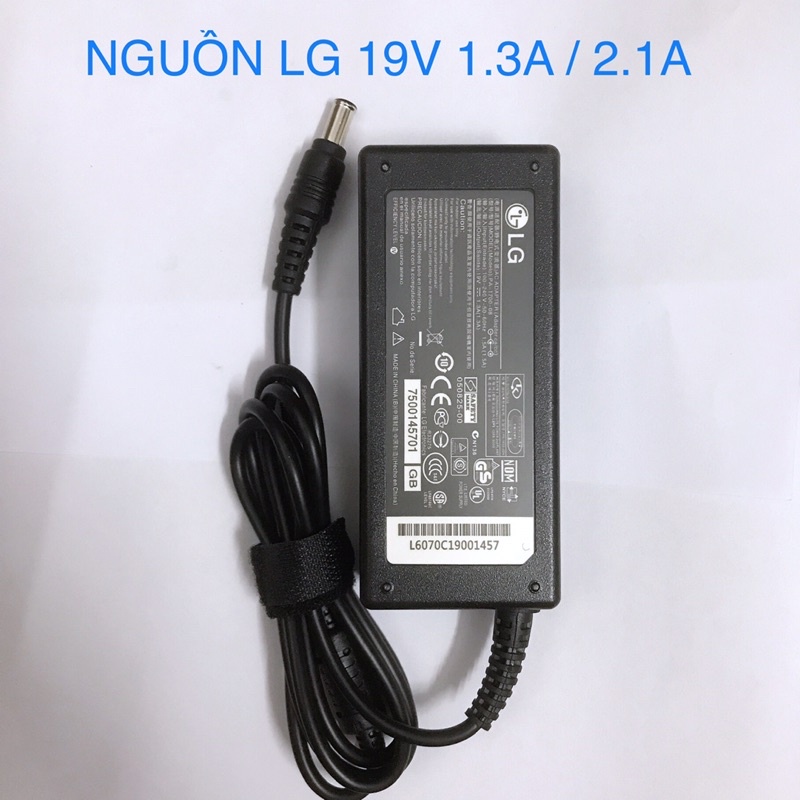 Nguồn Adapter Màn Hình LG 19V 1.3A / 19V 2.1A Kèm Dây Nguồn | Shopee ...