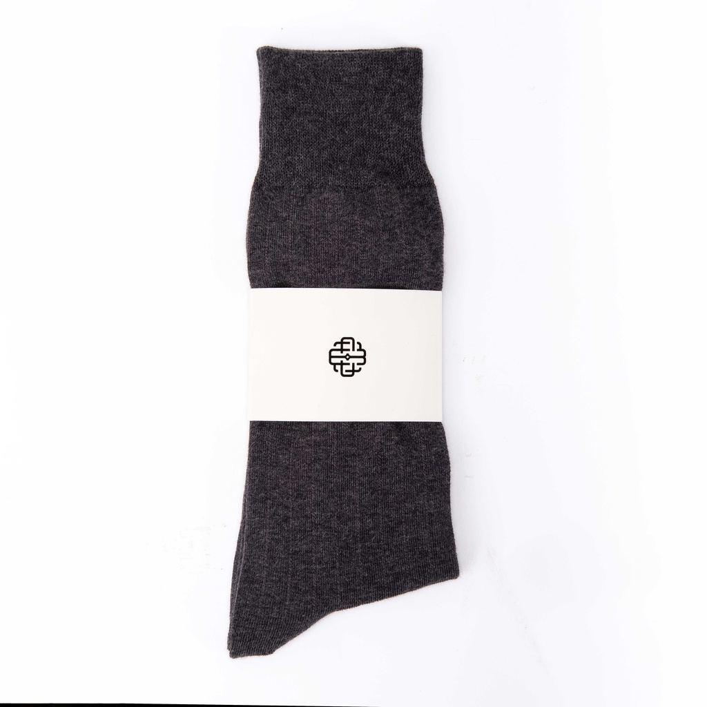 Ảnh Tất Cổ Cao Mang Giày Tây, Màu Đen, Xanh Navy, Sọc Dọc - Cotton Co Giãn Thấm Hút Tốt - Thương Hiệu Be Classy 2