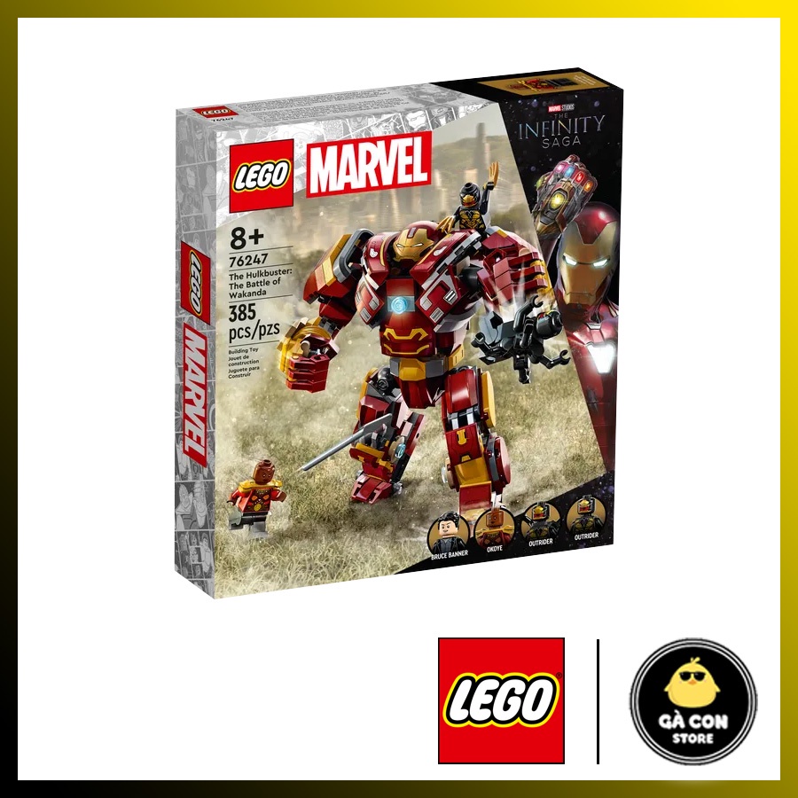 Lego MARVEL 76247 The Hulkbuster: The Battle of Wakanda. | Shopee Việt Nam