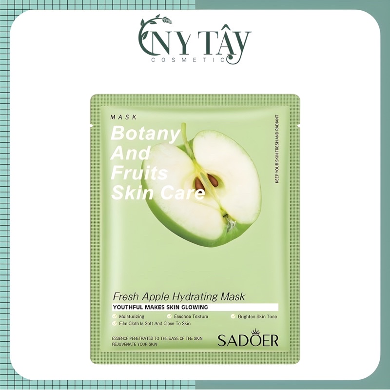 Mặt Nạ Dưỡng Da tinh chất quả Táo Sadoer Mask Botany and Fruits Skin ...
