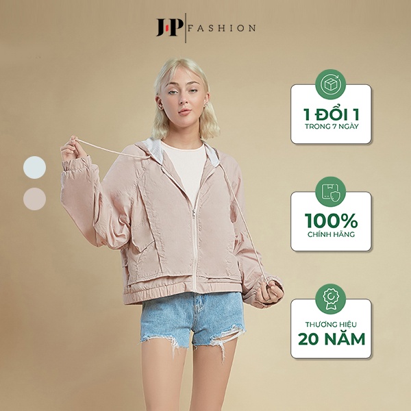 Áo khoác nón form rộng J-P Fashion B 10707390