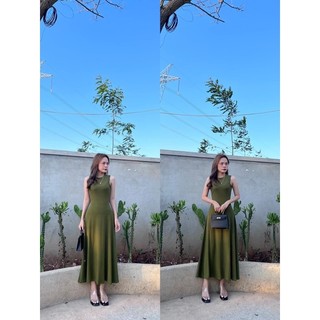 [D001]Đầm body sát nách/ đầm ôm body dáng dài maxi sát nách kiểu thời trang