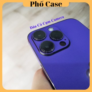Miếng dán lưng viền skin nhám Tím Iphone 16promax 15promax 14 Promax 13 Promax 12 Promax 11 Promax Xs max