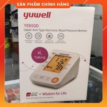Máy Đo Huyết Áp có giọng nói Tiếng Việt Yuwell YE650D - Bảo hành 5 năm chính hãng
