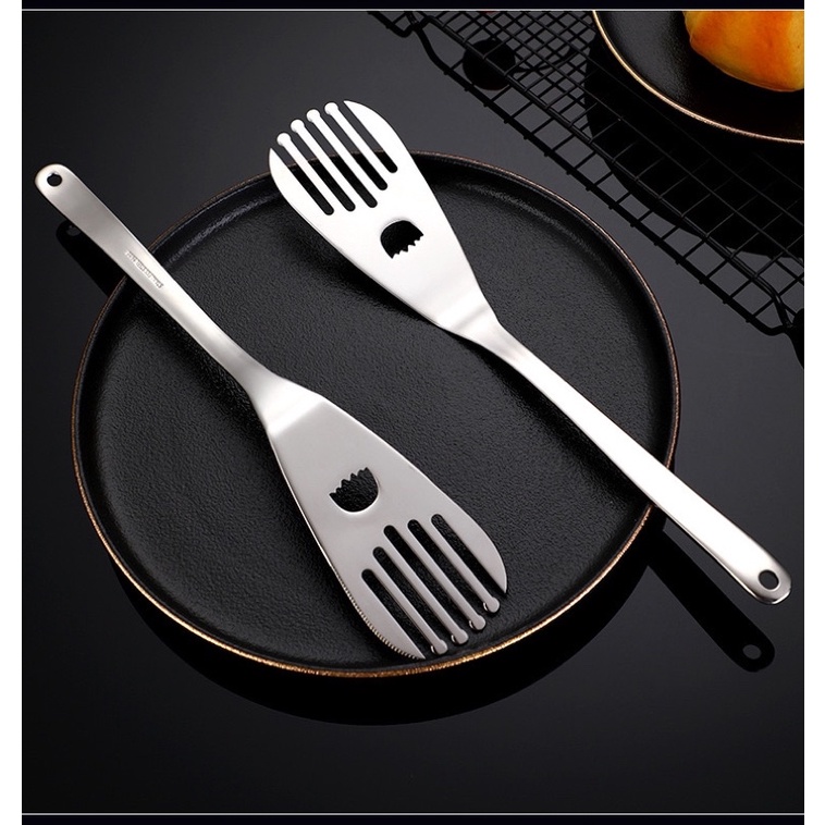 Xẻng vá sạn chiên xào thức ăn đa năng inox 18/10 thép không gỉ - G88