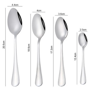 ( Muỗng nhọn ) Muỗng  ăn cơm , ăn kem , cà phê inox 304 có 3 size loại tốt