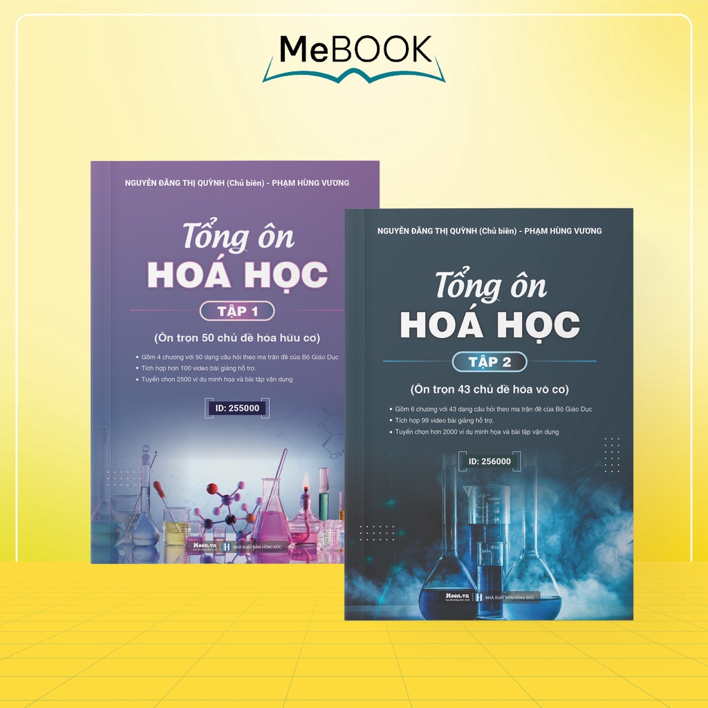 Combo 02 Sách Tổng Ôn Hóa Học Lớp 12 Bản Mới Nhất 2023 | Mebook