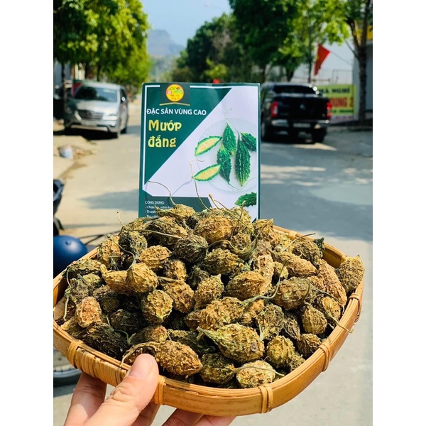 Mướp đắng khô(khổ qua rừng)nguyên quả, hỗ trợ người tiểu đường, bệnh gút, giảm mỡ máu [500-1000gr]